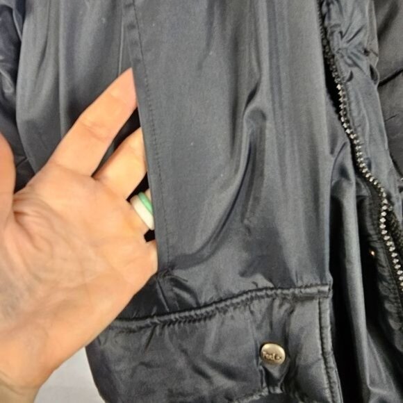 Vtg FedEx Reflective Heavy Hooded Coat Sz XXL Delivery Uniform Stan Herman - Picture 4 of 15